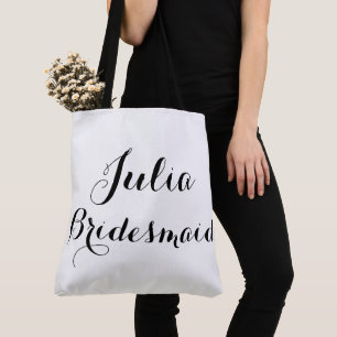 Custom name tote bag