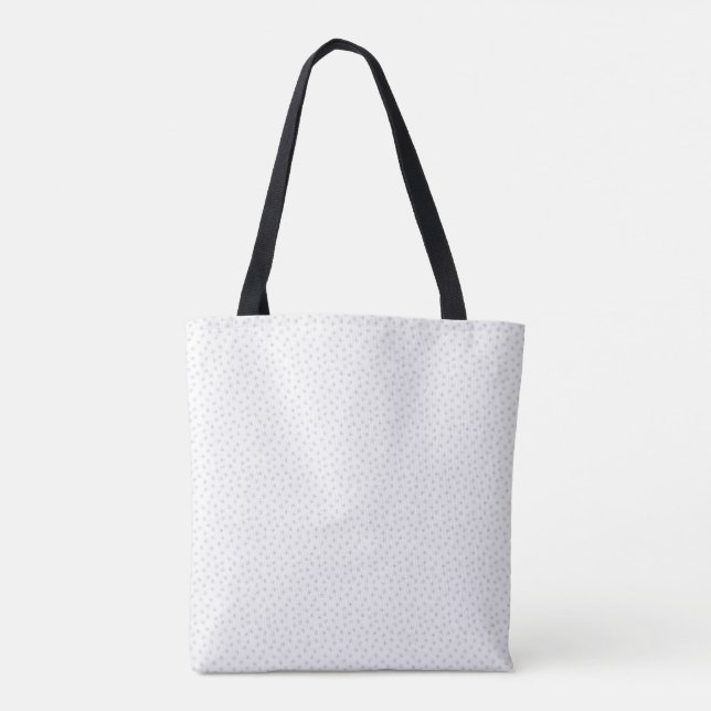 Custom Name Tote Bag Gift Everyday Style (Back)