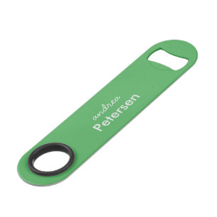 Custom name trendy modern minimalist bar key