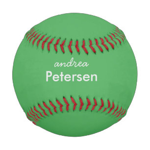 Custom name trendy modern minimalist baseball