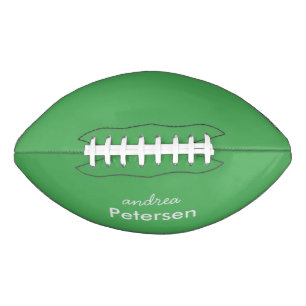 Custom name trendy modern minimalist football