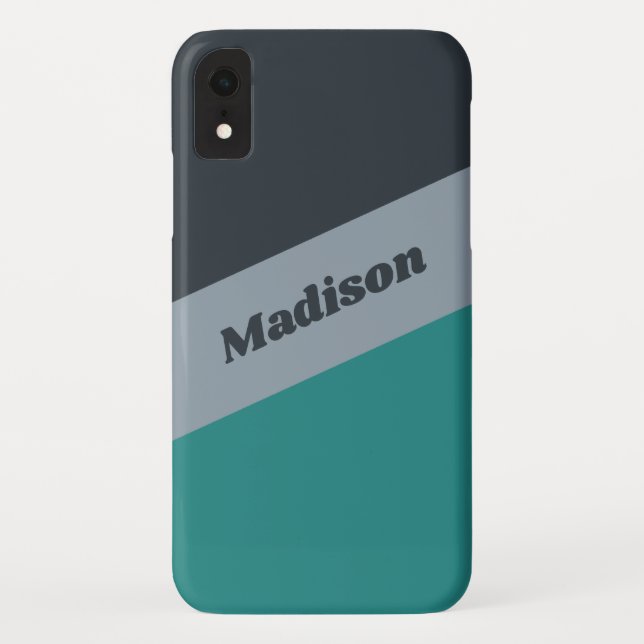 Custom name Tri-Colour phone cases (Back)