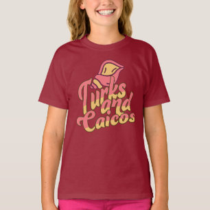 Custom Name Turks and Caicos Conch T-Shirt