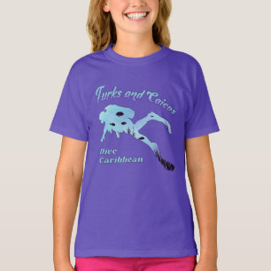 Custom Name Turks and Caicos Diving T-Shirt