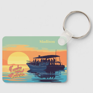 Custom Name Turks and Caicos Keychain