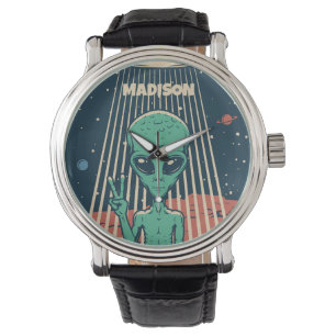 Custom Name UFO Alien Watch