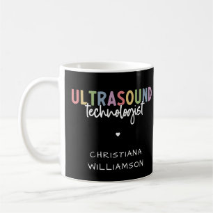 Custom Name Ultrasound Technologist Gifts Coffee Mug