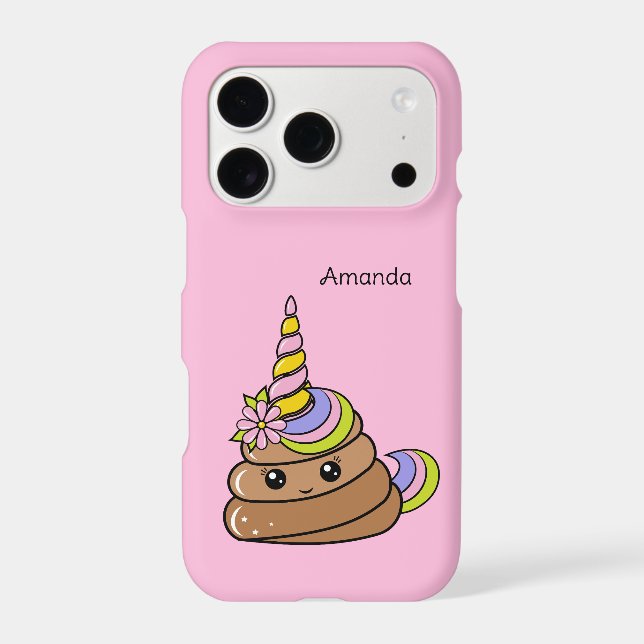 Custom Name Unicorn Poop (Back)