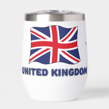 Custom Name United Kingdom Flag