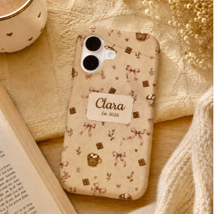 Custom Name Vintage Cozy Cocoa Hot Chocolate Gift