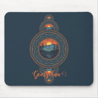 Custom Name Vintage Wilderness Ornamental Mandala