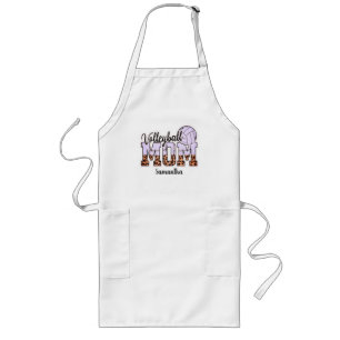 Custom Name Volleyball Mom   Mother's Day Long Apron
