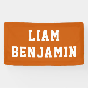 Custom Name Wall Art Personalized Baby Boy Nursery Banner