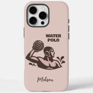 Custom Name Water Polo iPhone 16 Pro Max Case