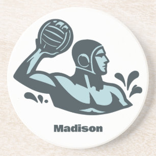 Custom Name Water Polo Coaster