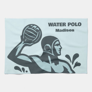 Custom Name Water Polo Kitchen Towel