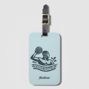 Custom Name Water Polo Luggage Tag