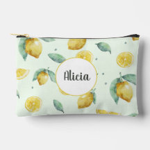 Custom name watercolor lemons