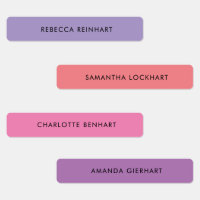 Custom Name Waterproof Colourful Kids