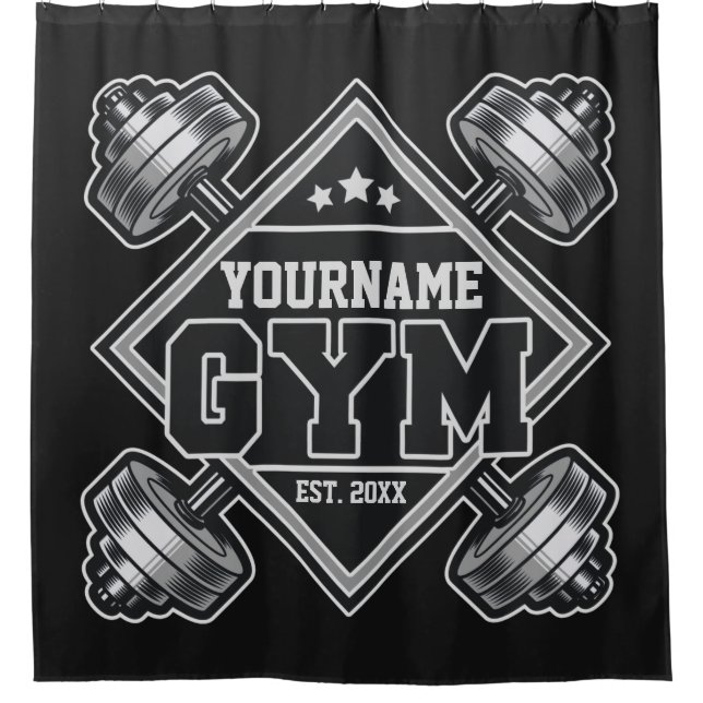 Custom NAME Weightlifting Home Crossfit Gym (Front)