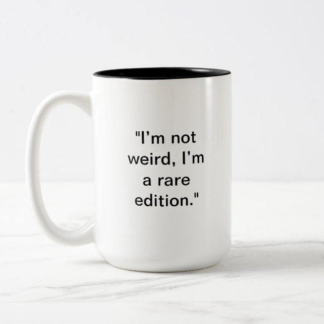 Custom Name Weirdo Mug | Funny Personalized Gift (Left)