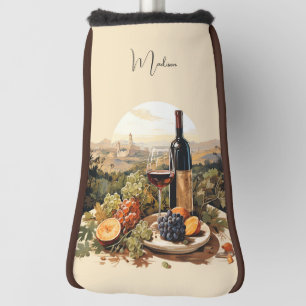 Custom Name Wine Lover's Golf Head Cover
