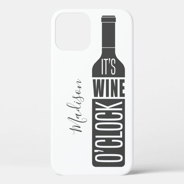 Custom name Wine Quote phone cases (Back)