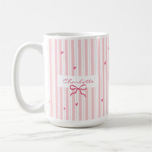 Custom Name With Stripes Pattern Mug For Dad