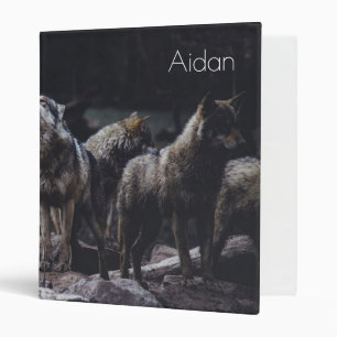 Custom Name Wolf Pack Binder