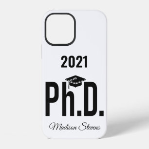 Custom name, year & colour Ph.D. phone cases