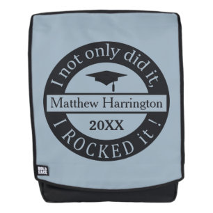 CUSTOM NAME & YEAR graduate backpack