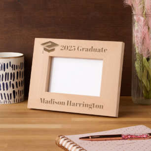 Custom Name & Year Graduation Etched Frames