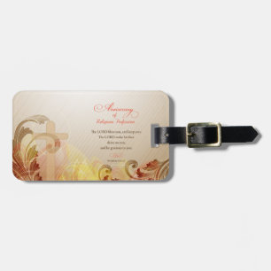 Custom Name & Year Nun, 60th Anniversary Religious Luggage Tag