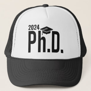 Custom name & year Ph.D.  Trucker Hat