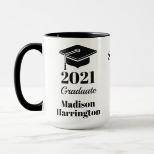 Custom name, year, text Graduation mug