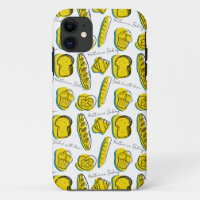 Custom Name Yellow Bakery Pattern