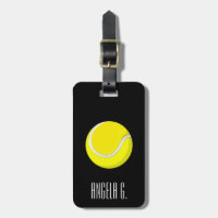Custom Name Yellow Tennis Ball