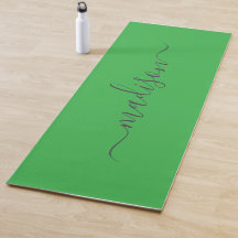 Custom Name Yoga Mat