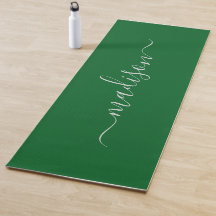 Custom Name Yoga Mat