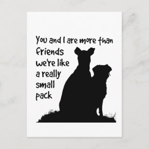 Custom Name You & I More than Friends we're like Postcard