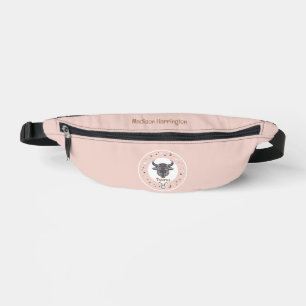 Custom Name Zodiac Sign Taurus Fanny Pack