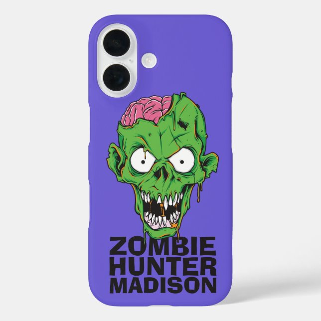 Custom name Zombie Hunter phone cases (Back)