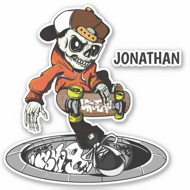Custom name Zombie Skater (Front)