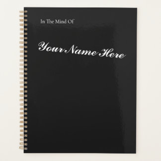 Custom Named Planner (Notebook)