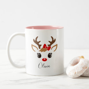 Custom NameHoliday Mug for Girls