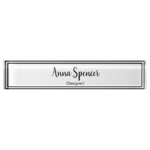 Custom Nameplate: Professional Identity Nameplate