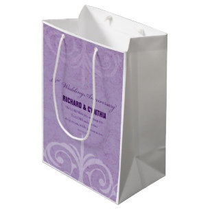 Custom Names, 50th Wedding Anniversary to Couple Medium Gift Bag