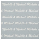 Custom Names & Colour Couple's fabric