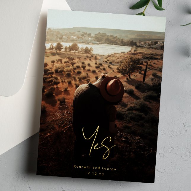 Custom Names Modern We Do Gold Photo Save The Date (Creator Uploaded)