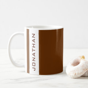 Custom Names Template Modern Elegant Simple Coffee Mug